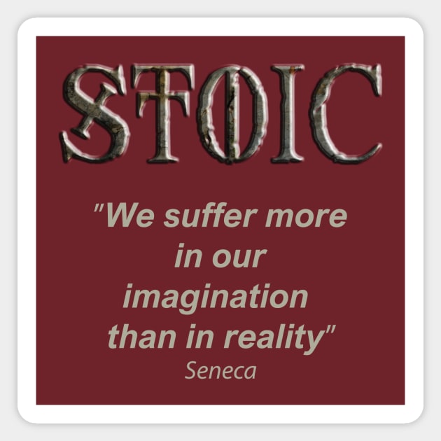 Stoic Quote Sticker by emma17